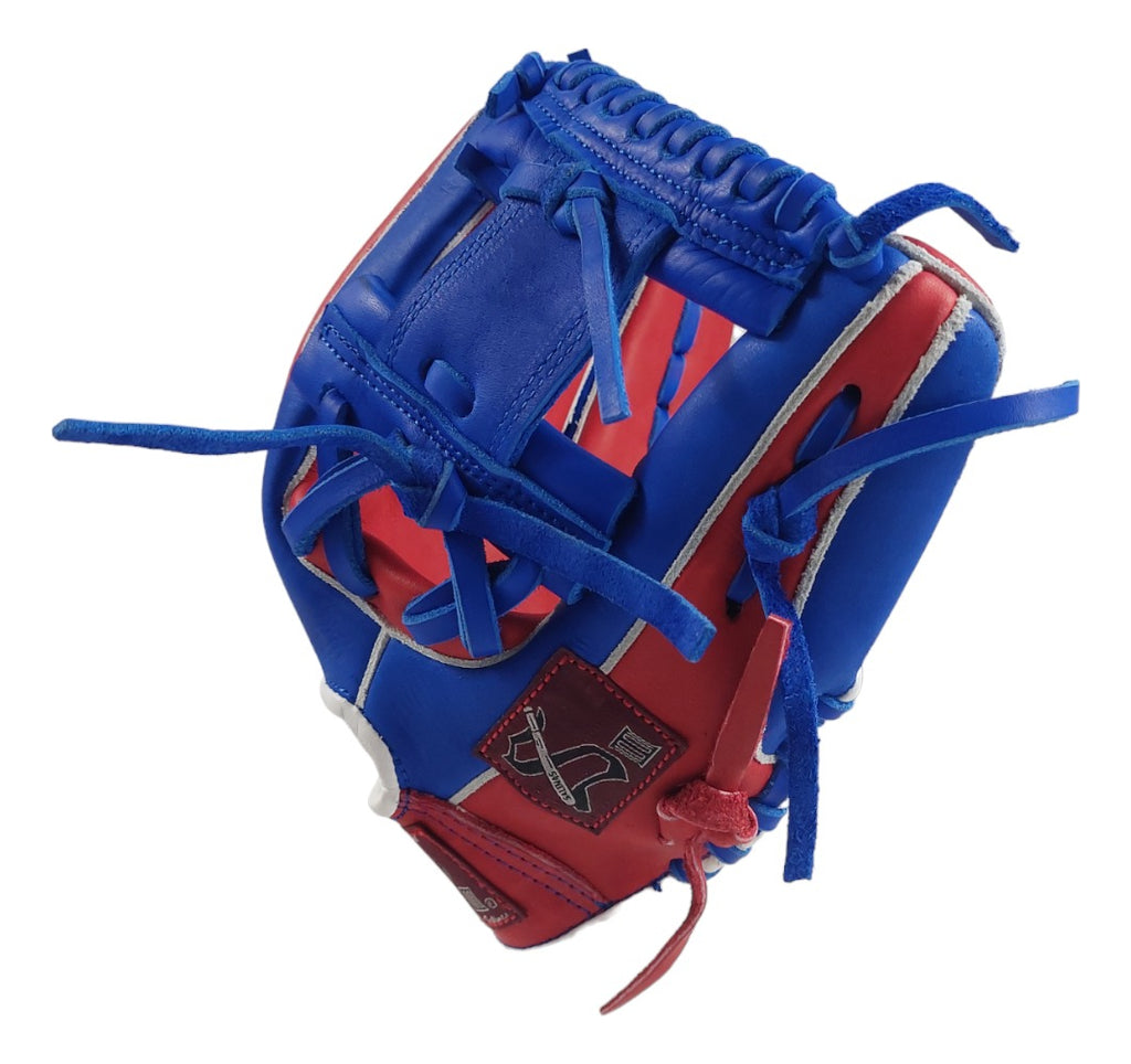 Guante De Beisbol Salinas 11.5 Caja I Azul/rojo