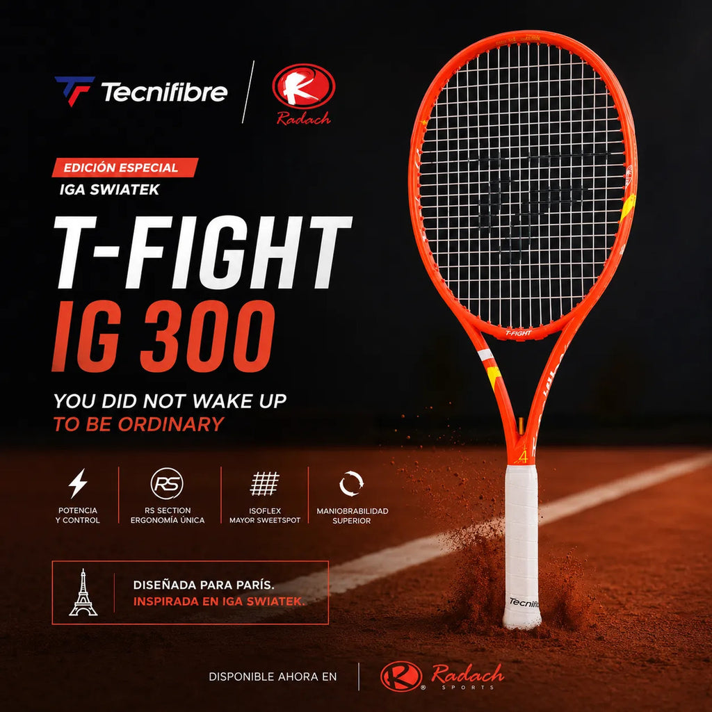 Raqueta De Tenis Tecnifibre Tfight Ig 300 4 3/8