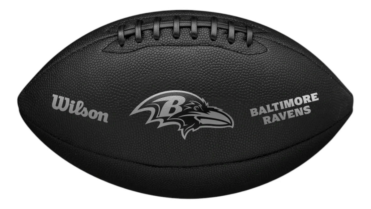 Balon De Futbol Americano Wilson Team Metalli Premium Ravens