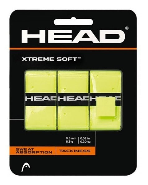 Overgrip Head Xtreme Soft Amarillo Con 3