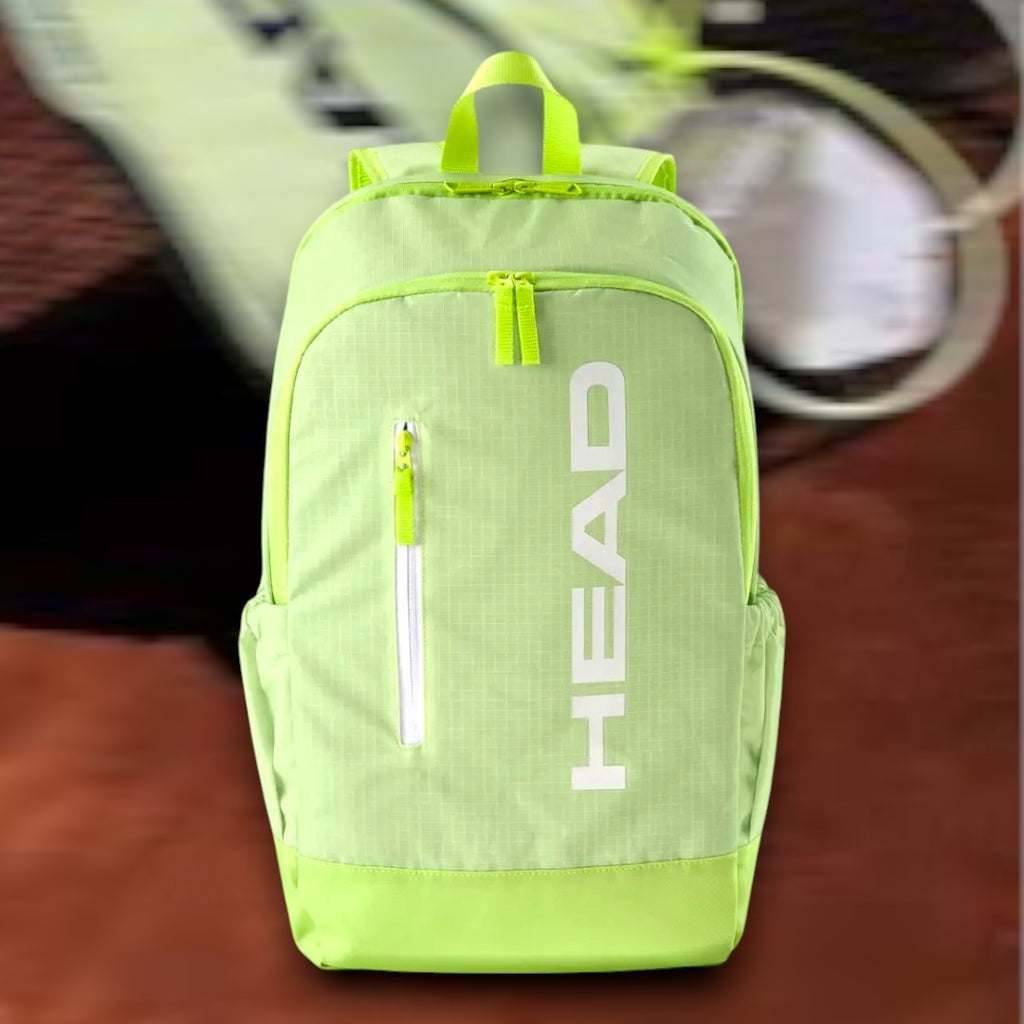 Mochila Head Base Backpack 17l Verde Limon Para 2 Raquetas