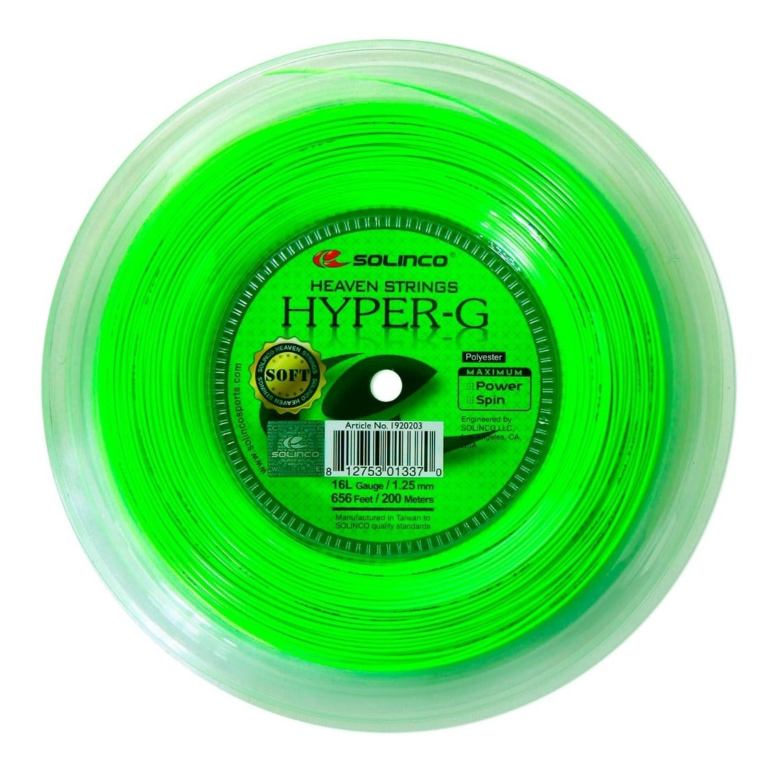 Solinco Hyper G Soft 1.25mm Rollo De 200mts