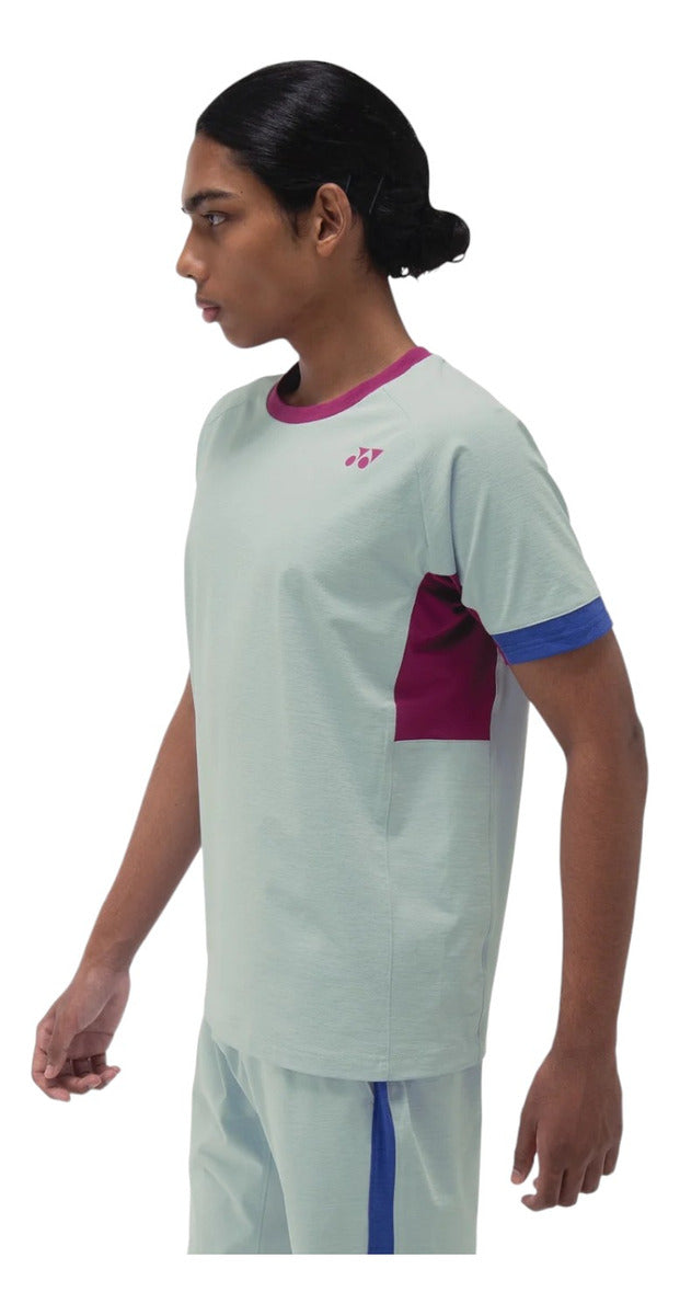 Playera Yonex Mens Crew Neck 10563 Smoke Mint