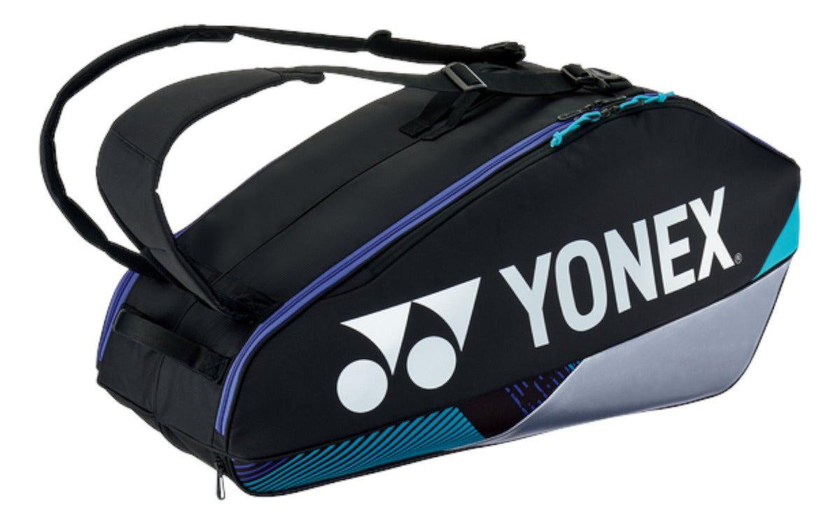 Raquetero Yonex Pro Racquet Bag 6pcs 2025 Black Silver