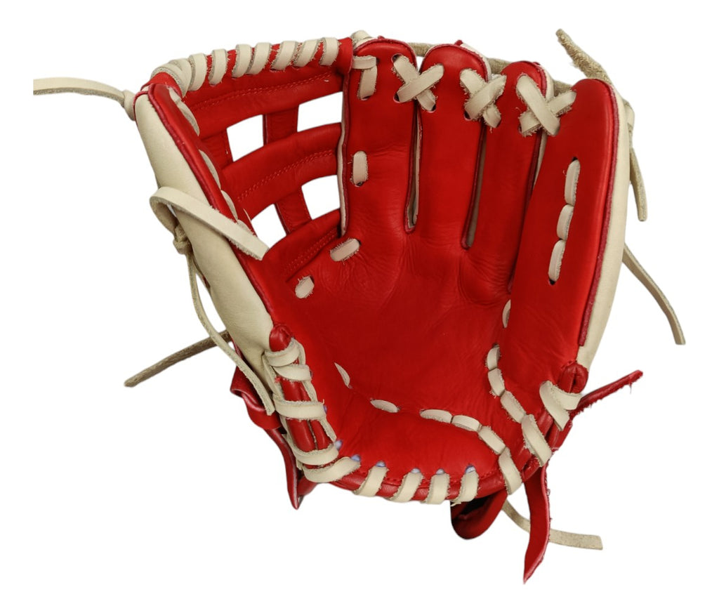 Guante De Béisbol Salinas 11.75 Caja H  Bone/rojo