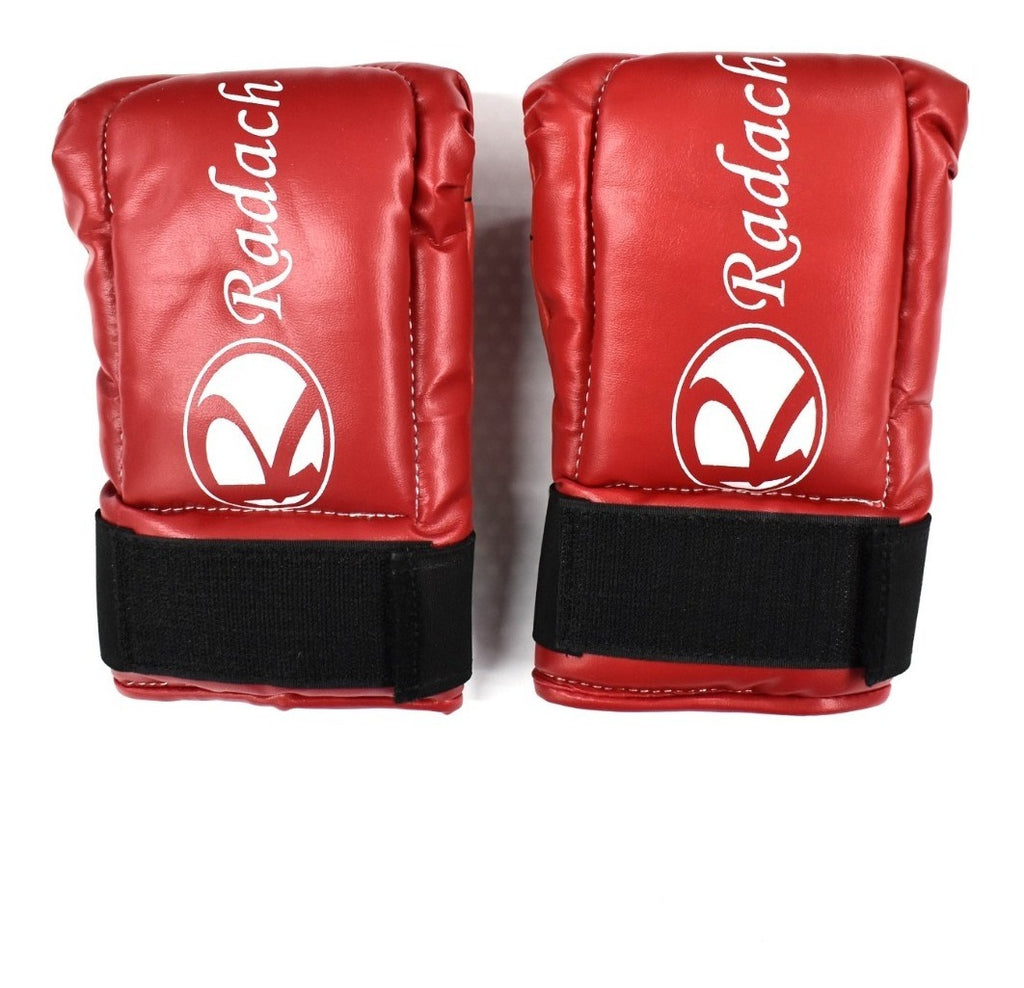 Guantaletas De Boxeo Radach En Vinil Con Muñequera Grandes R
