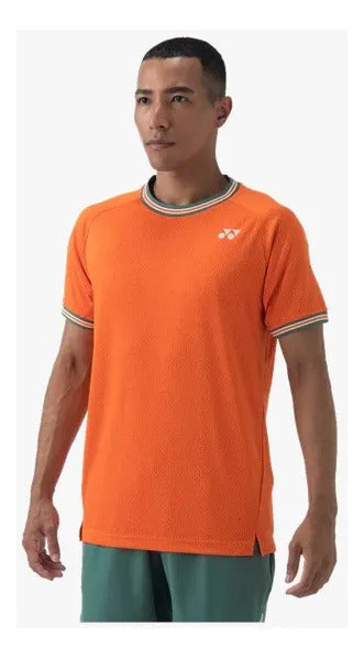 Playera Yonex Mens Crew Neck 10560ex Orange Mediana