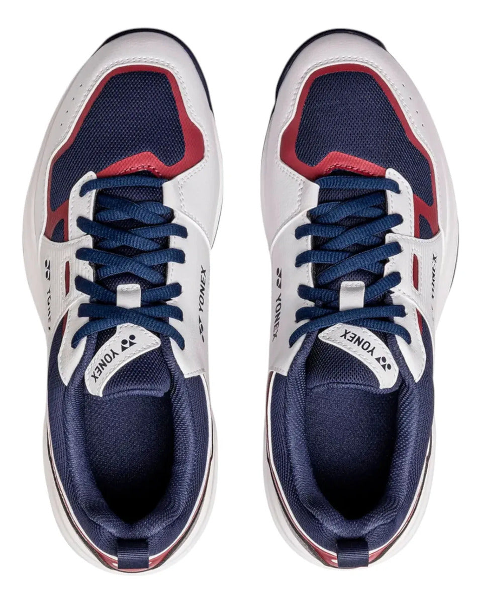 Tenis Yonex Pro Move White Navy Red Caballero