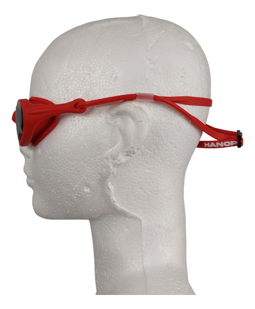 Goggle De Natación Hanop 12039 Adulto Rojo
