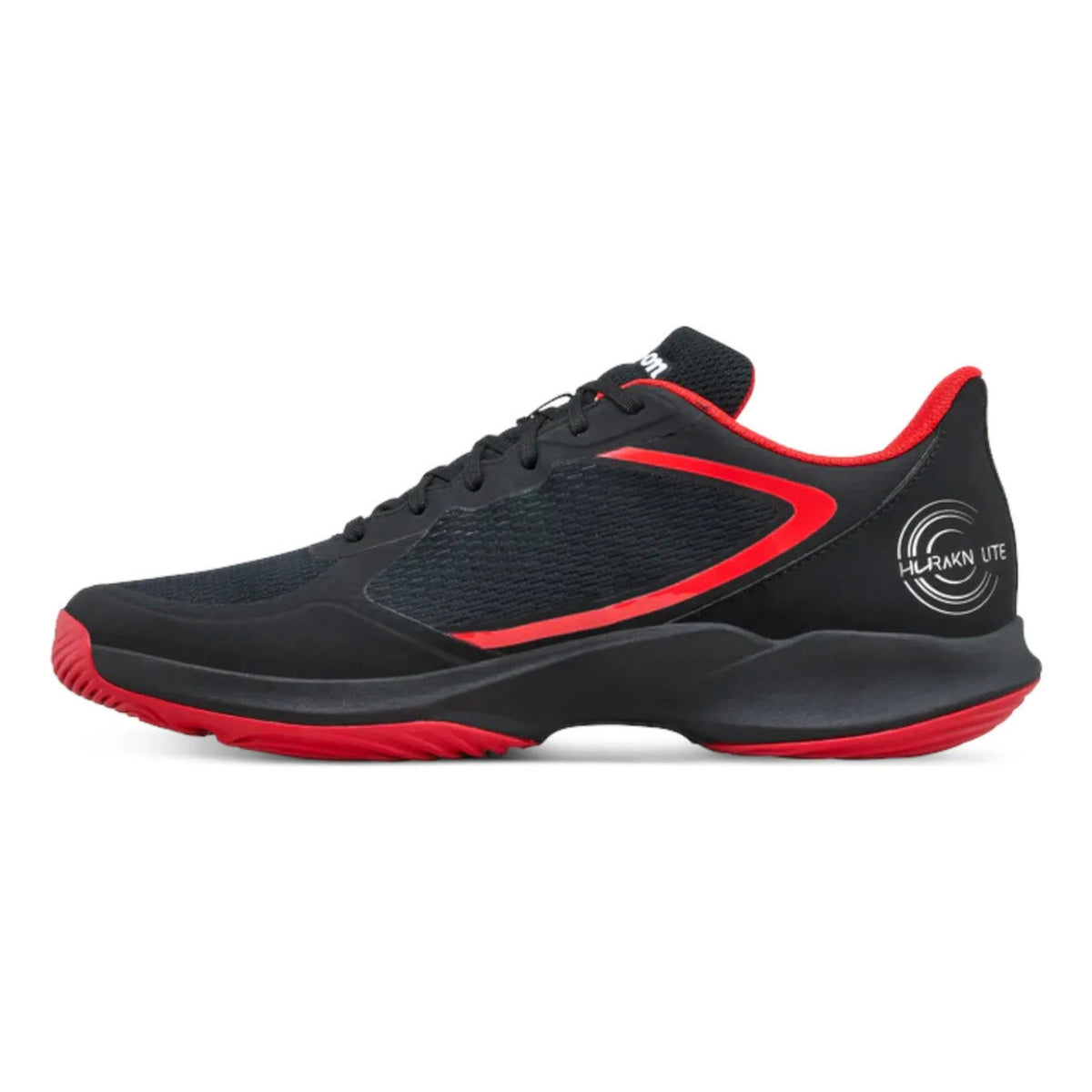 Tenis De Padel Wilson Hurakn Lite Negro Rojo 8.5mx