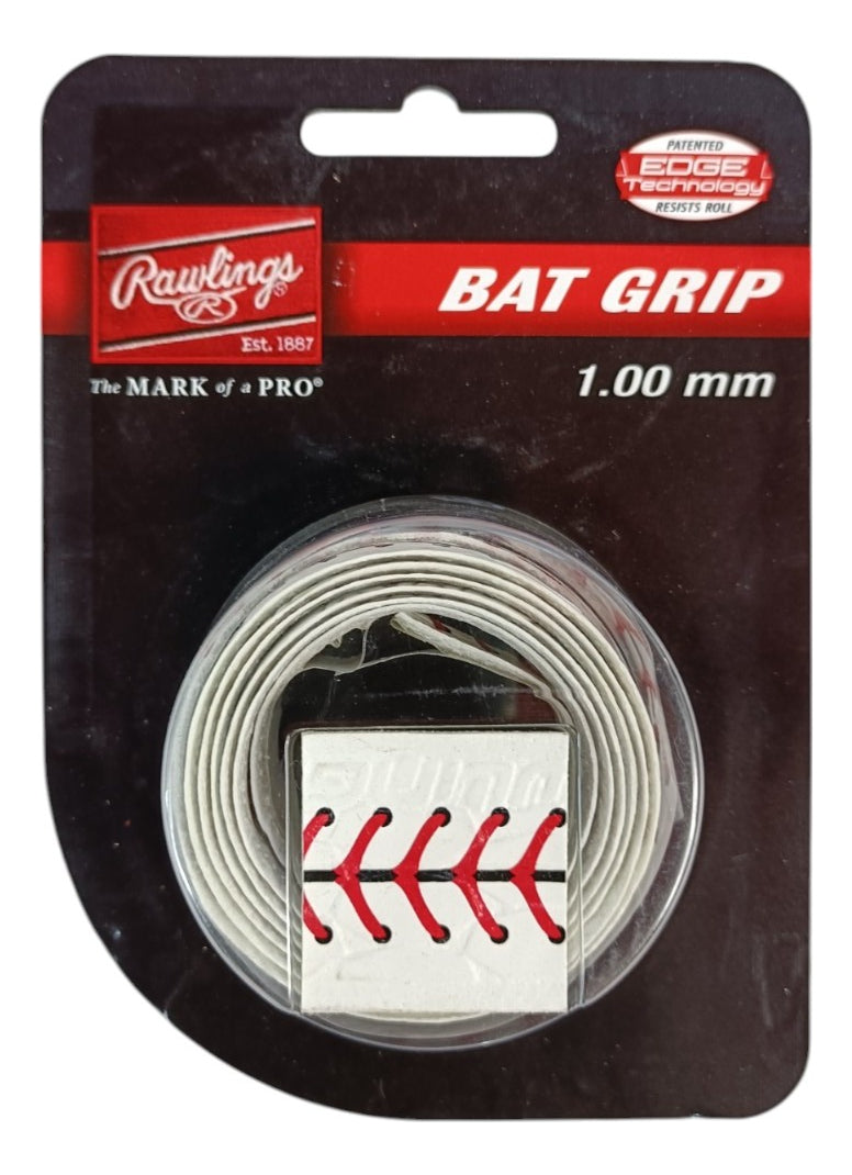Grip Rawlings Bat 1.00 Mm Baseball Softbol Costuras Blanco