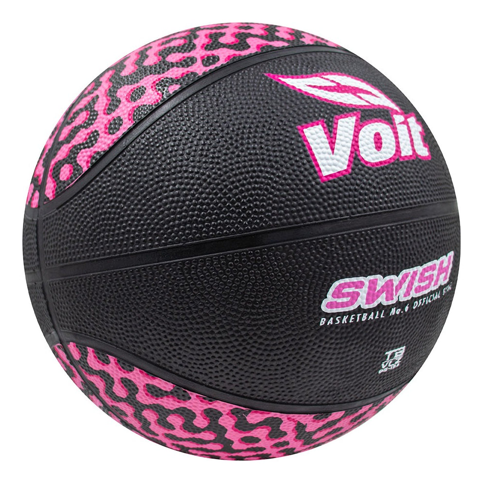 Balón De Basquetbol No. 6 Voit Swish Bs100 Color Negro