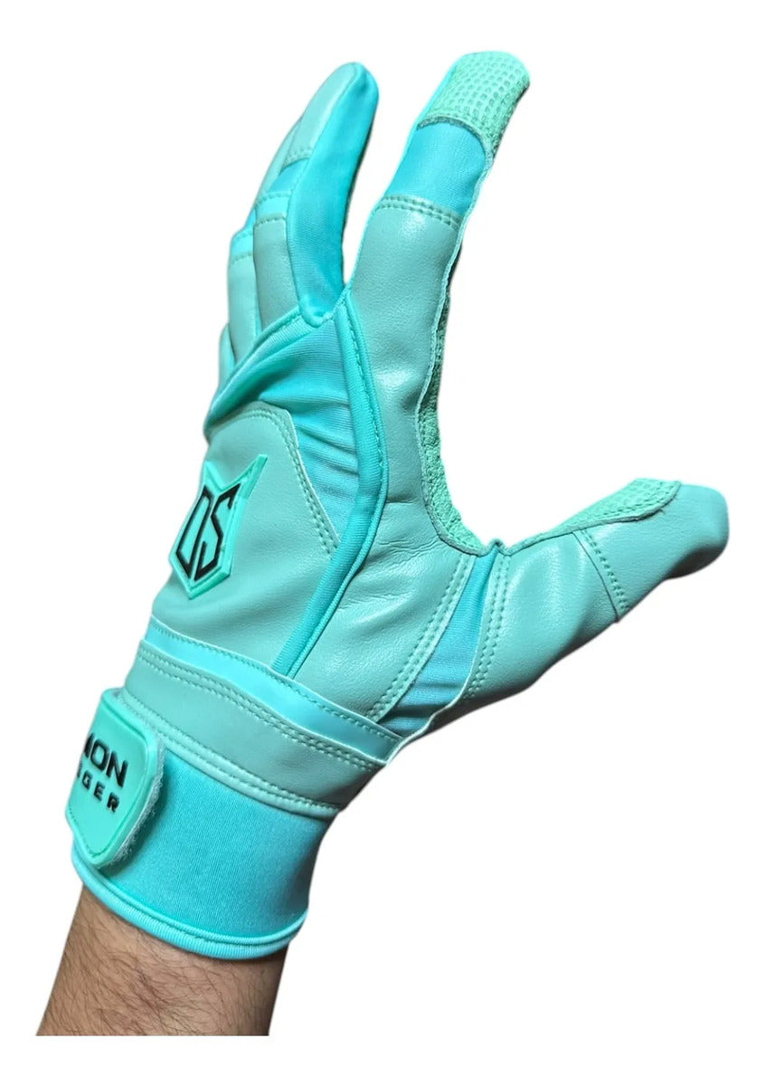 Guantes Bateo Beisbol Ds Fiesta Colors Menta Piel