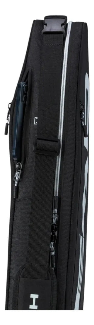 Raquetero Head Tour S Negro Para 3 Raquetas Bolsa Tenis