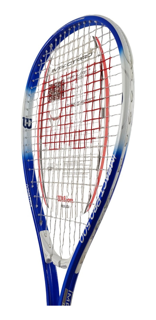 2 Pack Raqueta Para Squash Wilson Impact Pro Azul