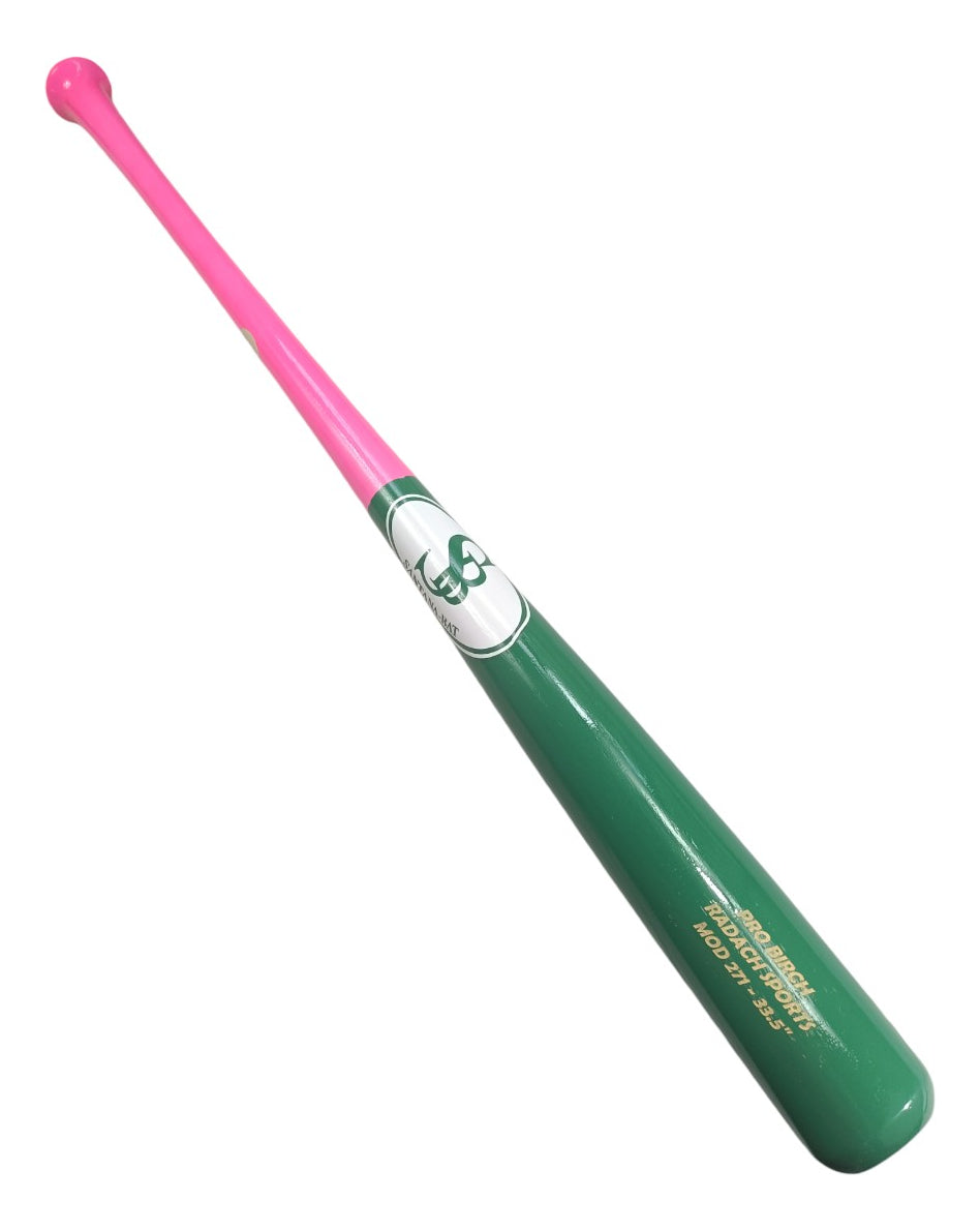 Bat De Beisbol Santana Pro Birch 271 33.5 Rosa/verde