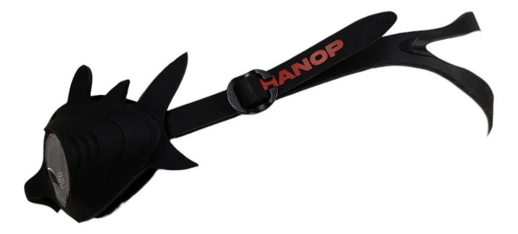 Goggle De Natación Hanop G596 Shark Junior Negro