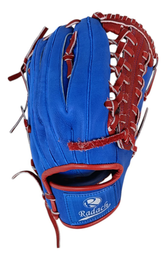 Guante De Beisbol Radach Rookie 12.75in Caja Tejida Rey/rojo