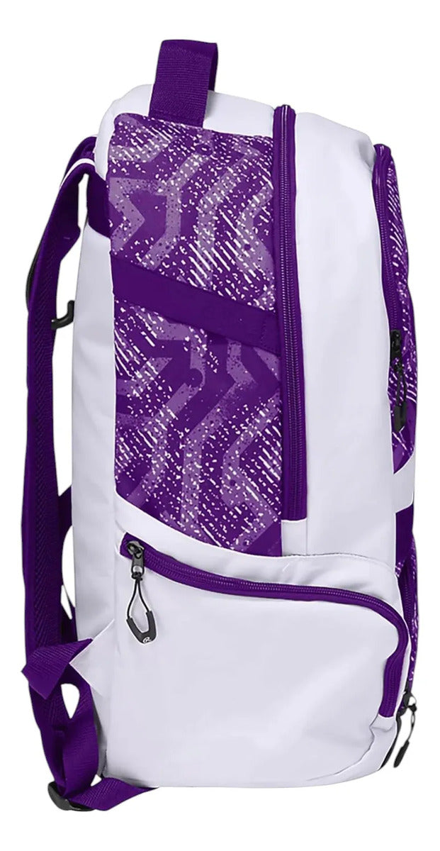 Mochila Rawlings Shutout Béisbol Softbol Morado Blanco