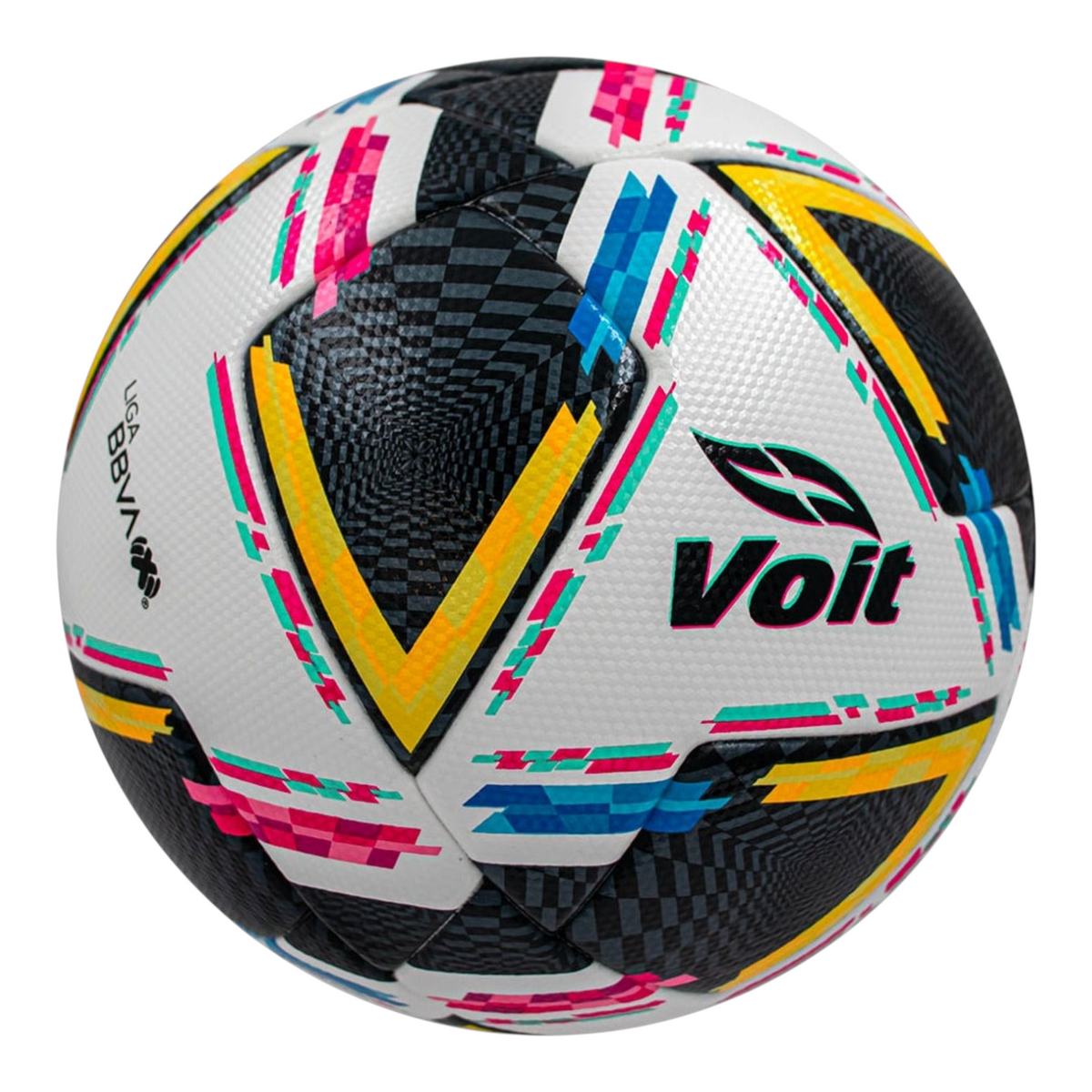 Balón de fútbol Radach Sports Voit Morph Apertura 24 con diseño multicolor, termosellado y certificación FIFA Quality