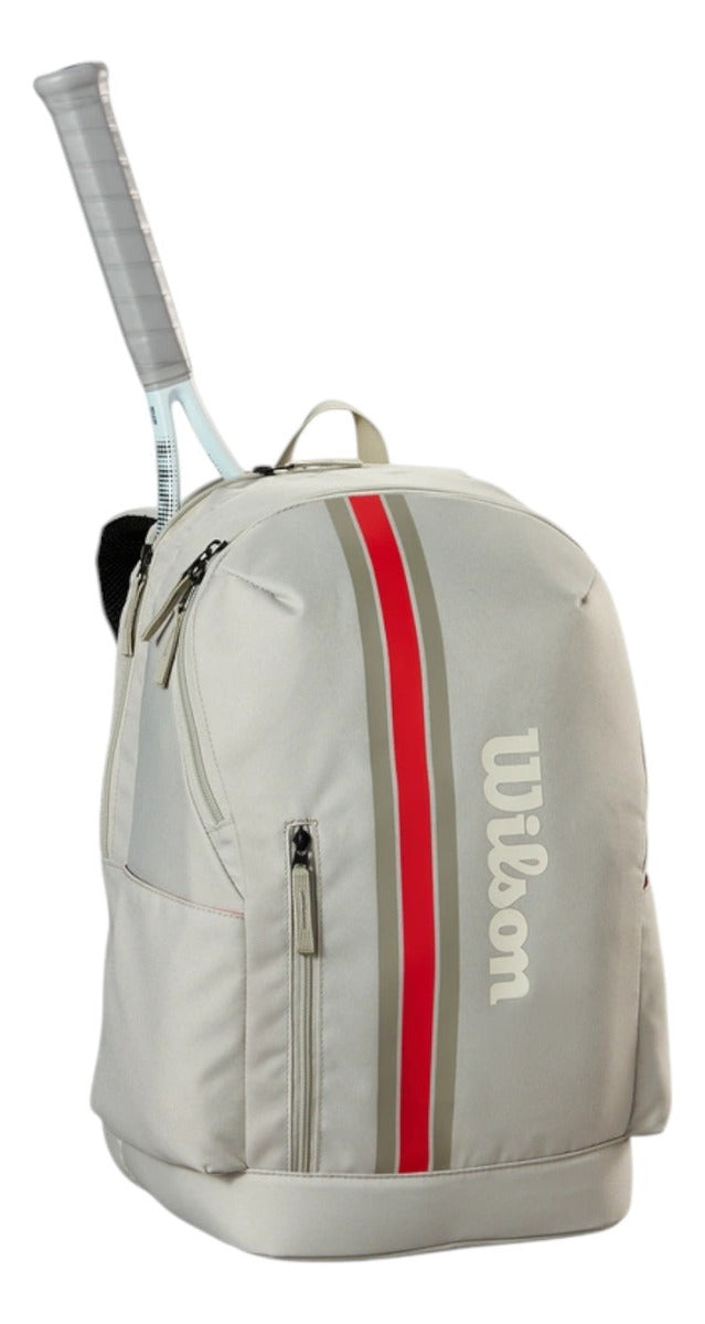 Backpack Wilson Team 2025 Gris Para 2 Raquetas