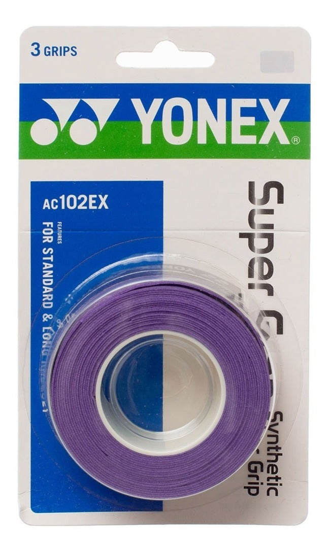 Overgrips Yonex Super Grap 3 Piezas Purple