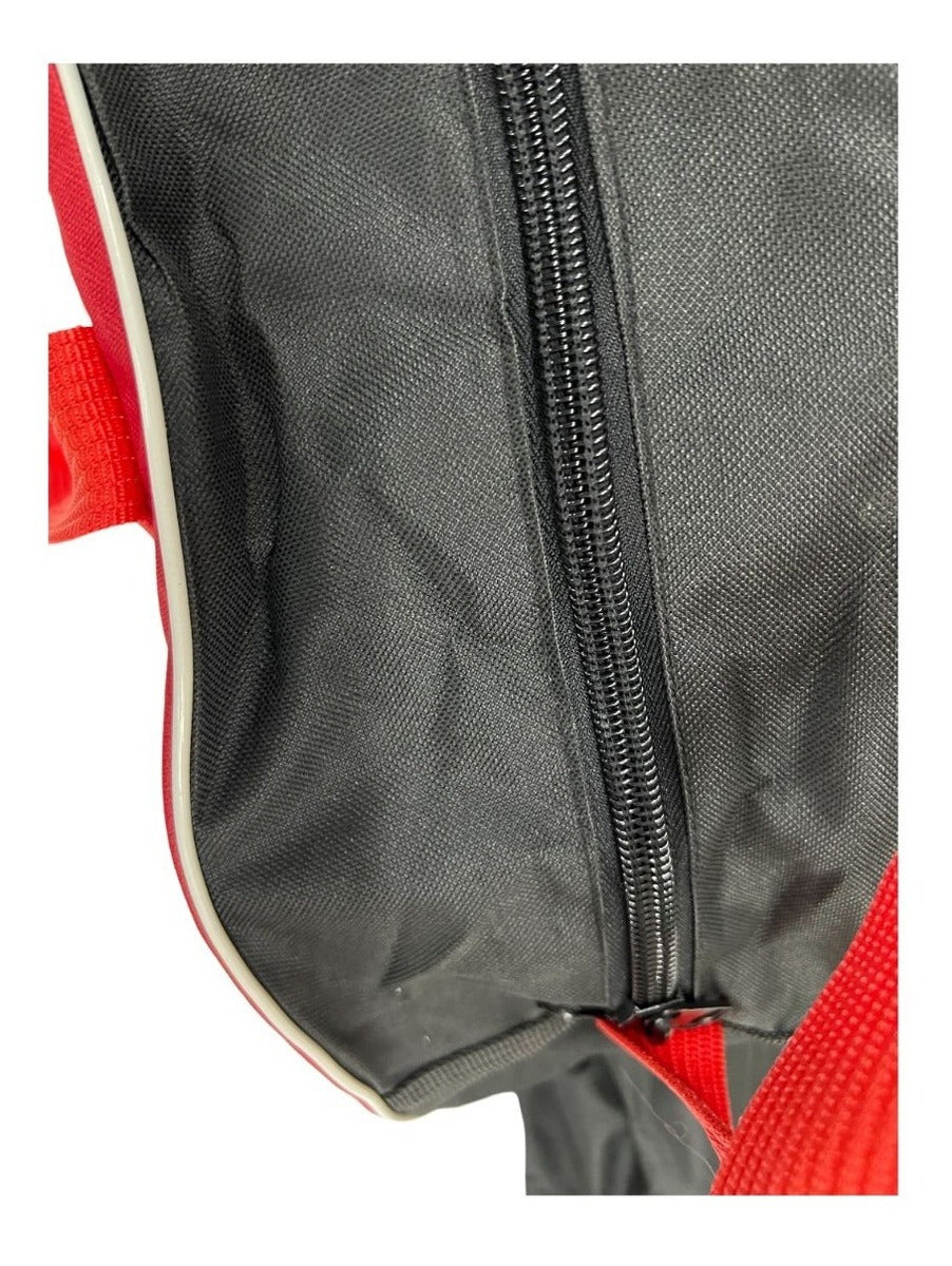 Maleta Batera Beisbol Softbol Radach Tote Personal Rojo Negr