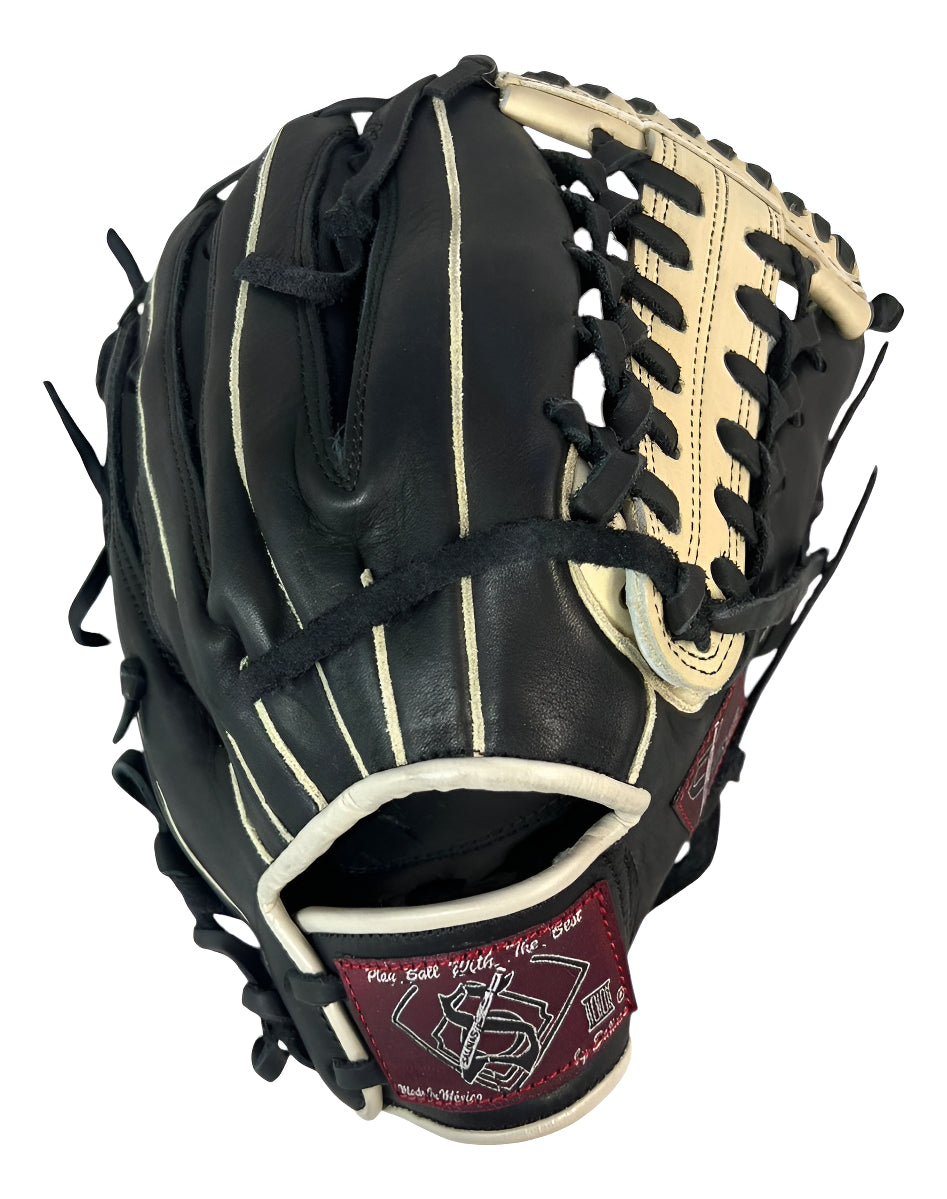Guante De Béisbol Salinas 12.75 Caja K Tejida Negro/bone