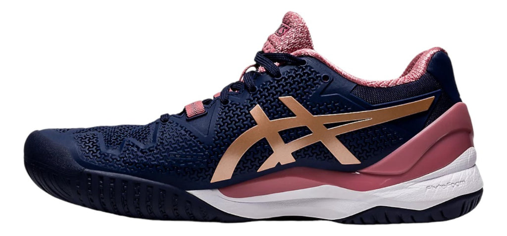 Tenis Asics Gel Resolution 8 Womens Peacoat 4.5mx 7.5us