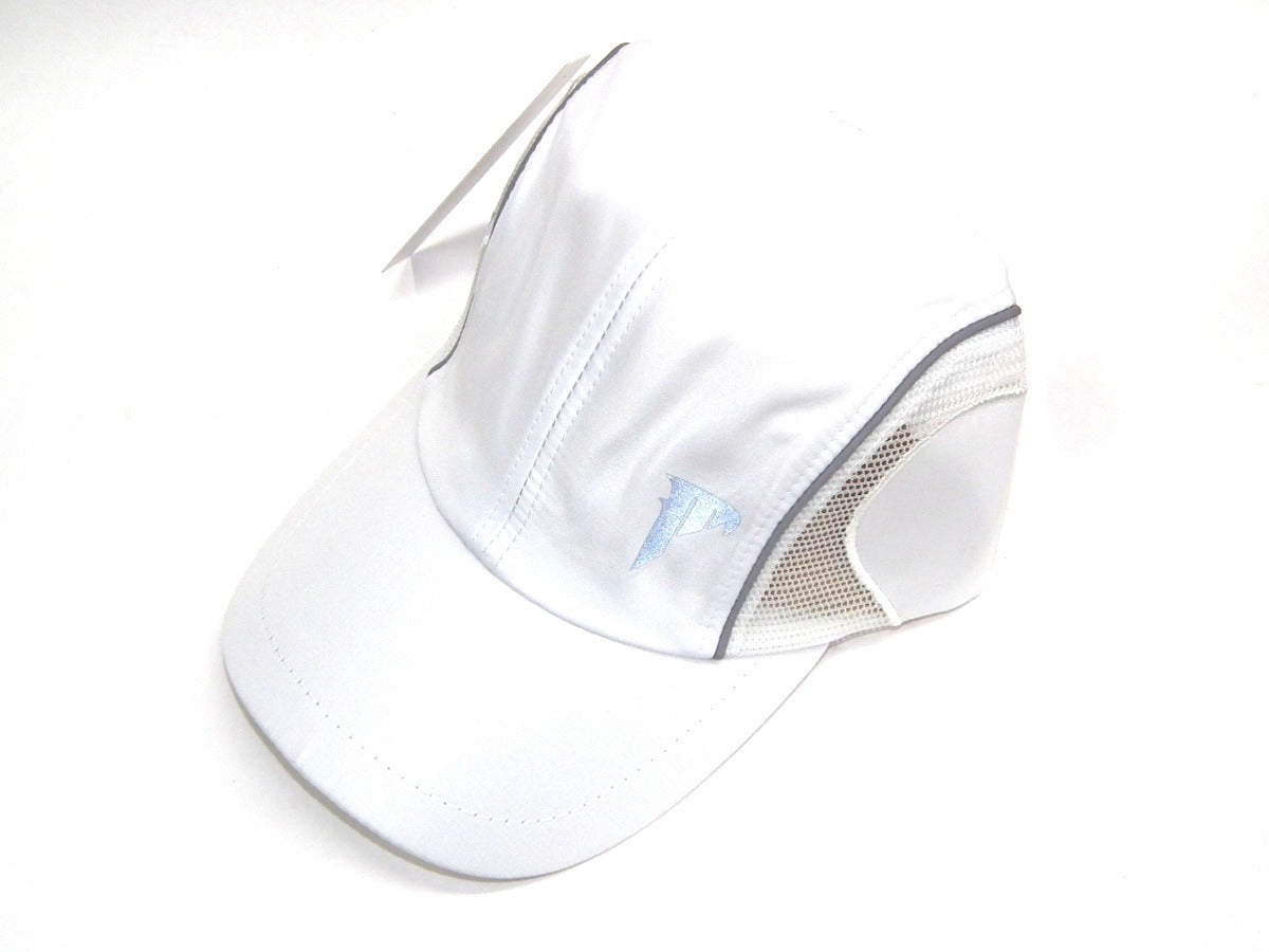 Gorra Mella Ultra Ligera Blanca Logo Reflejante