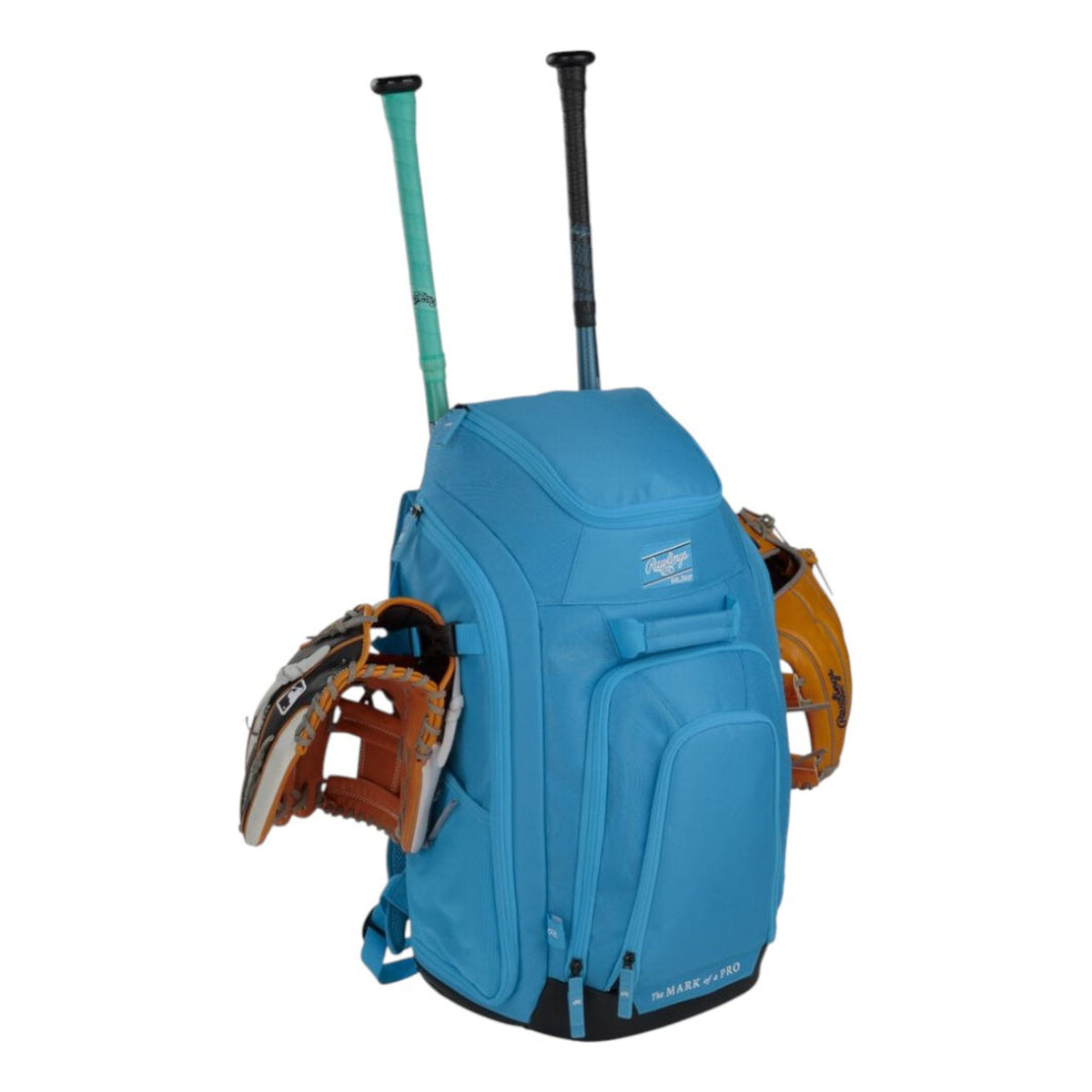 Backpack De Béisbol Rawlings Legion 2 Players Columbia Blue