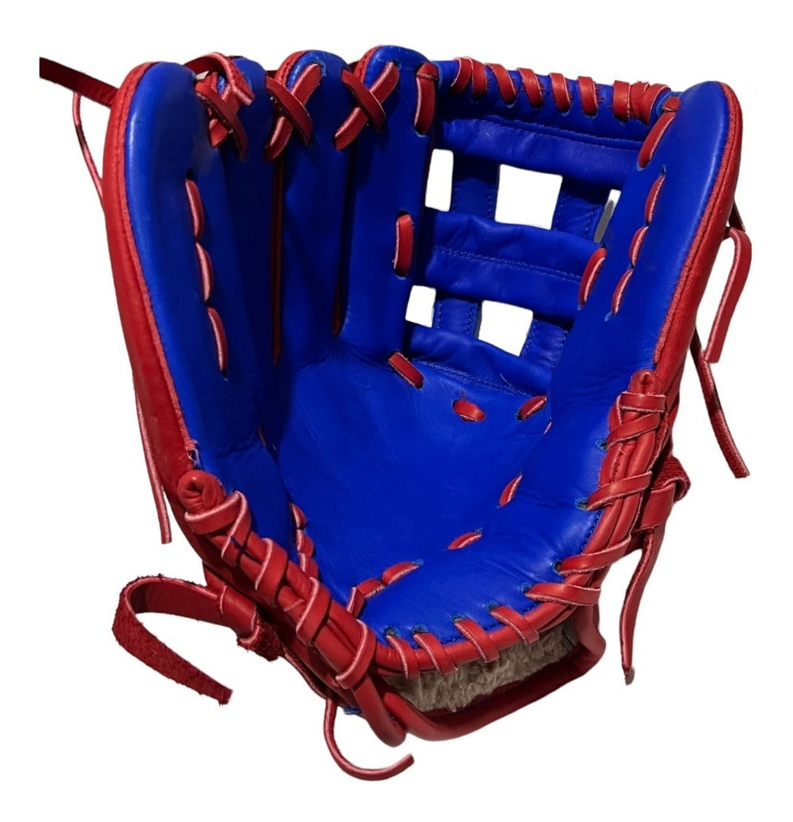 Guante De Beisbol Radach Pro Cuadro 11.75in Rojo Azul Zurdo