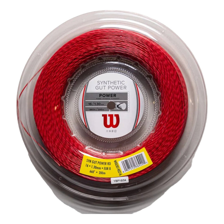 Rollo De Cuerda Wilson Synthetic Gut Power Rojo