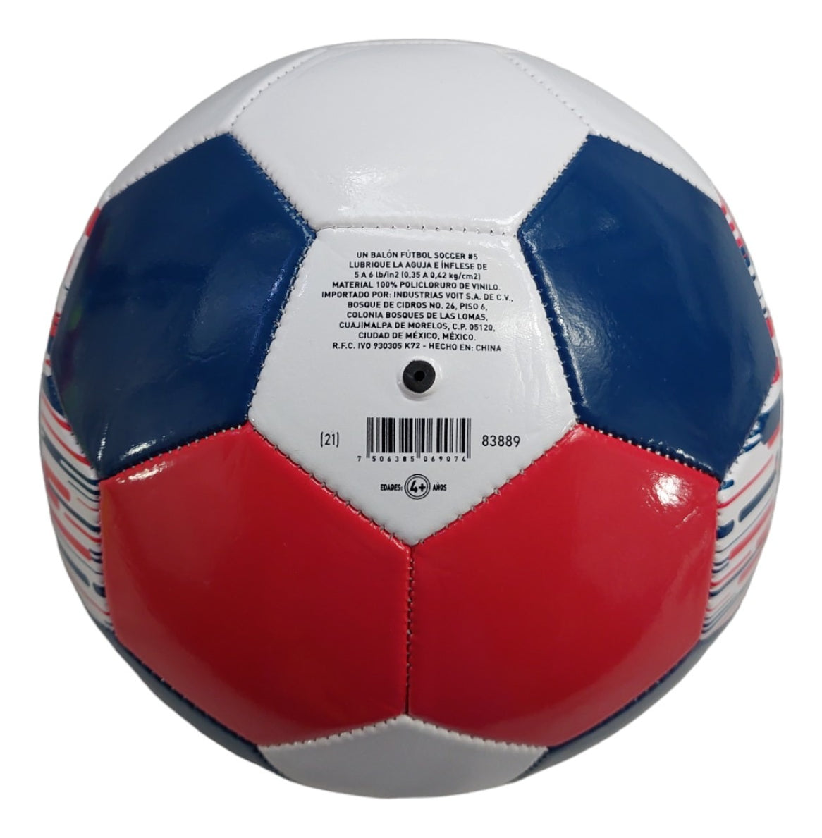 Balón De Fútbol No. 5 Club Guadalajara S100 Blanco