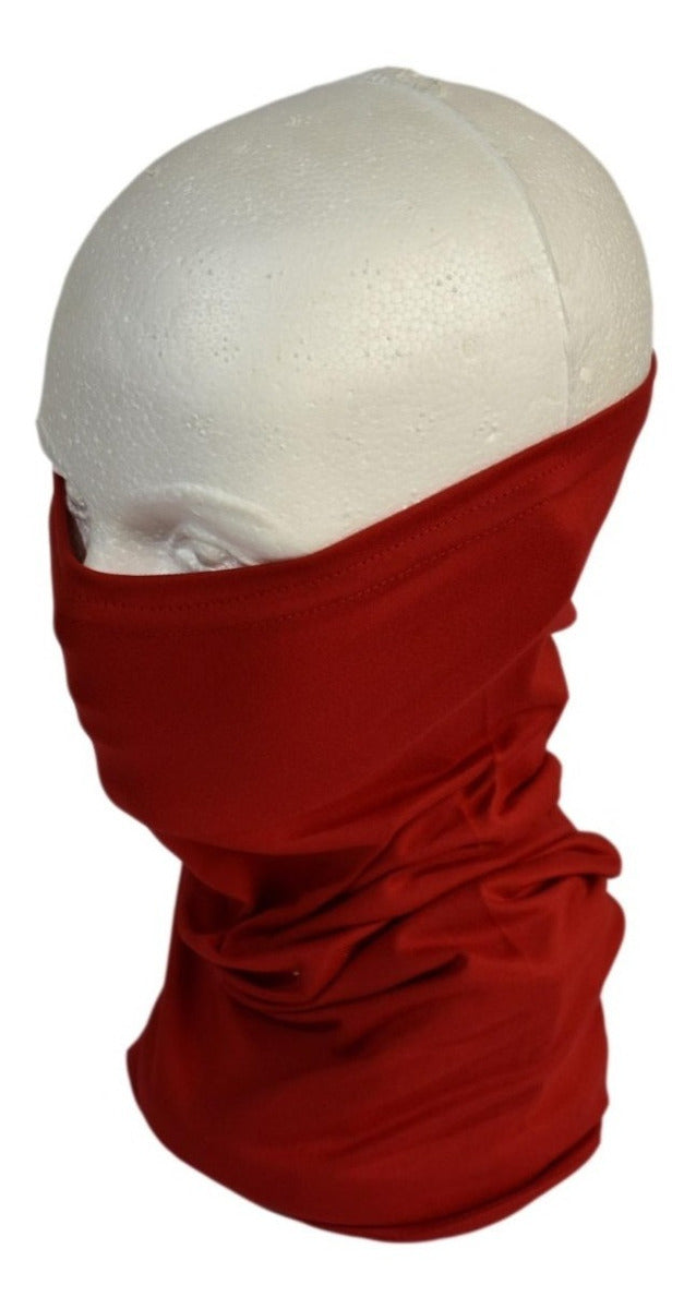 Fanda Protector De Cuello Y Cubrebocas Radach Rojo