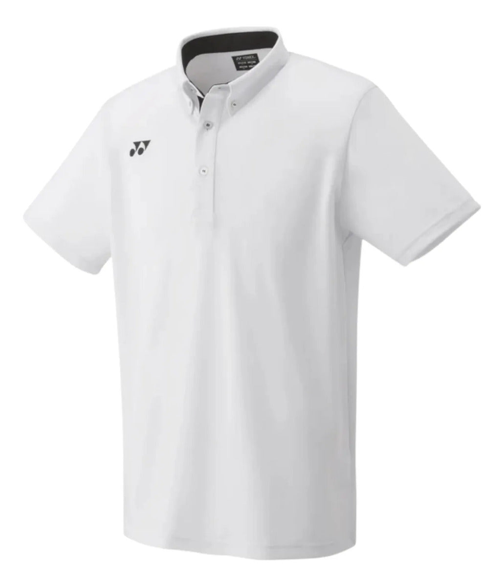 Playera Polo Yonex 10455ex Blanca Tenis Padel Uv
