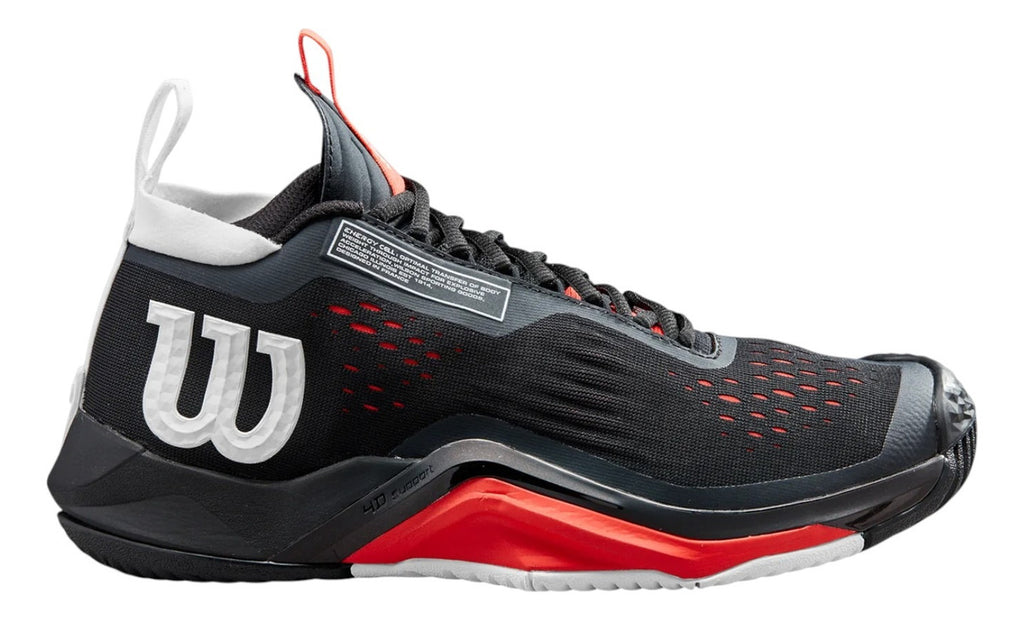 Tenis Wilson Rush Pro Tour Mid Black Red Deportes De Raqueta
