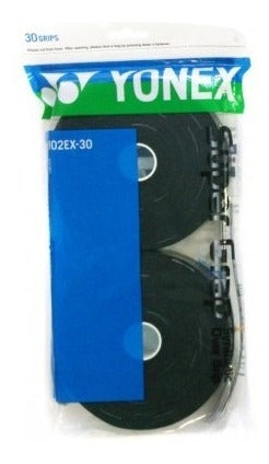 Overgrips Yonex Super Grap Rollo 30 Piezas Negro