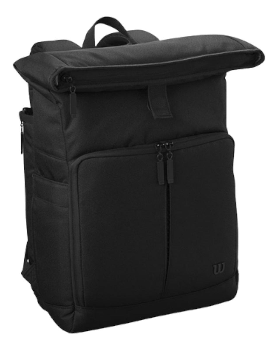 Backpack Wilson Lifestyle Negra Para Raqueta Radach Sports