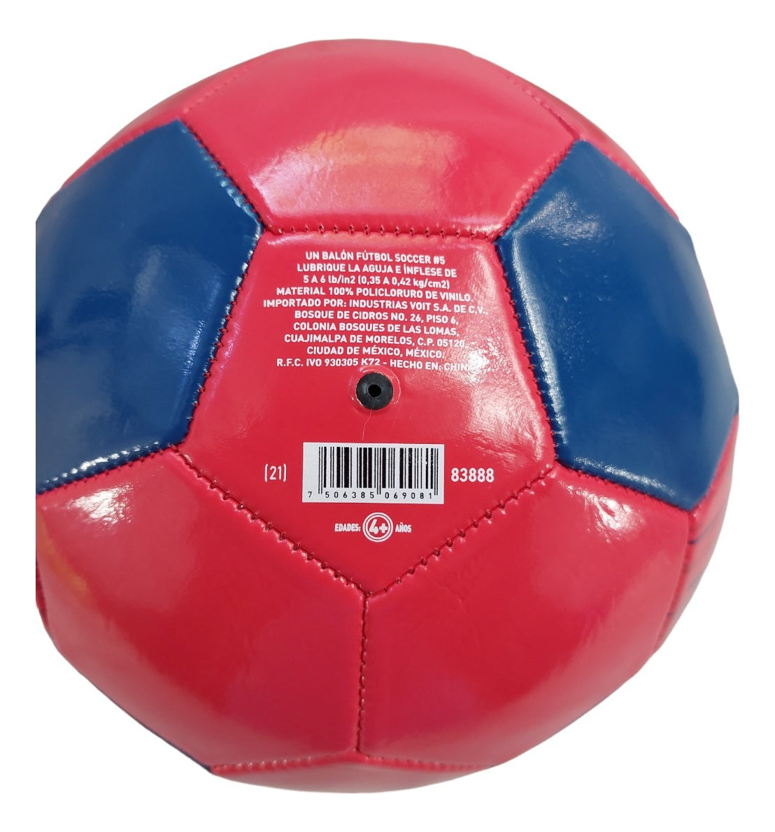 Balón De Fútbol No. 5 Club Guadalajara S100 Rojo