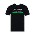 Playera Yonex Gráfica Negra Hombre Tenis 100% Algodón S