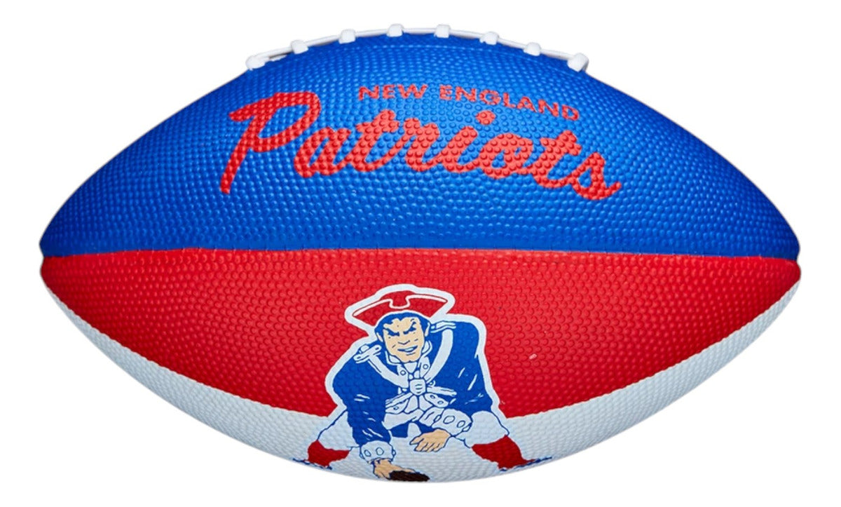 Balon Wilson De Futbol Americano Mini Patriotas Retro