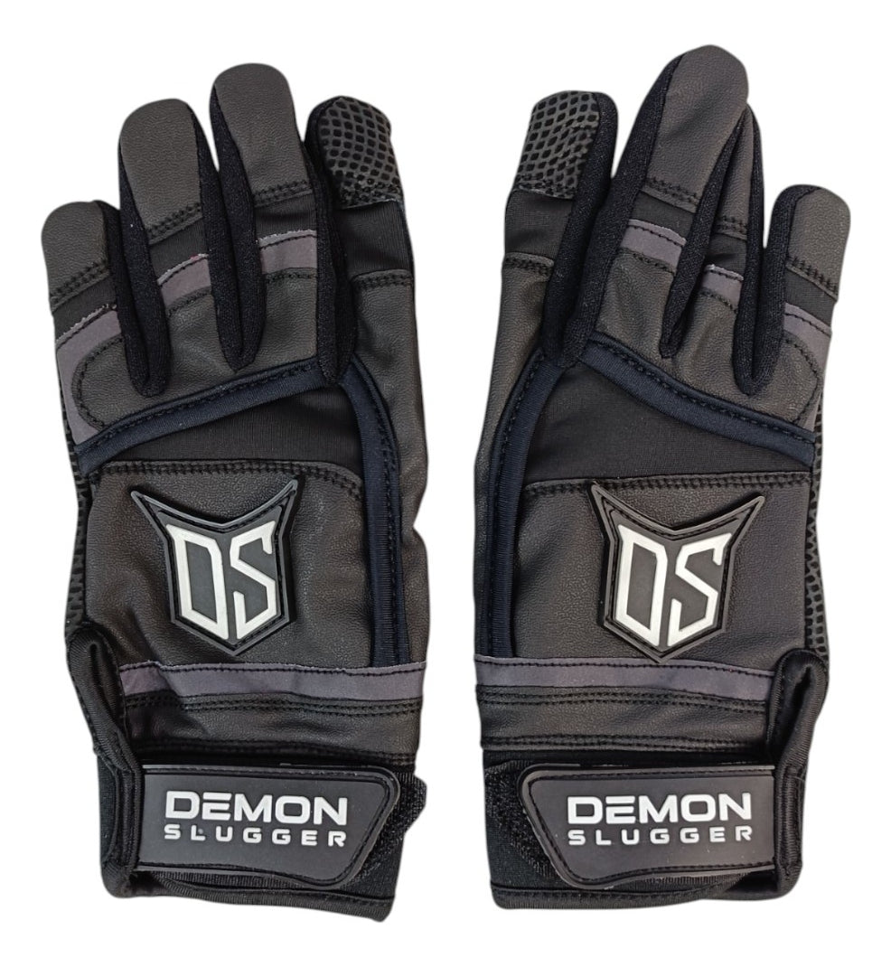 Guantes De Bateo Para Niño Demon Slugger Negro Beisbol Yxxl