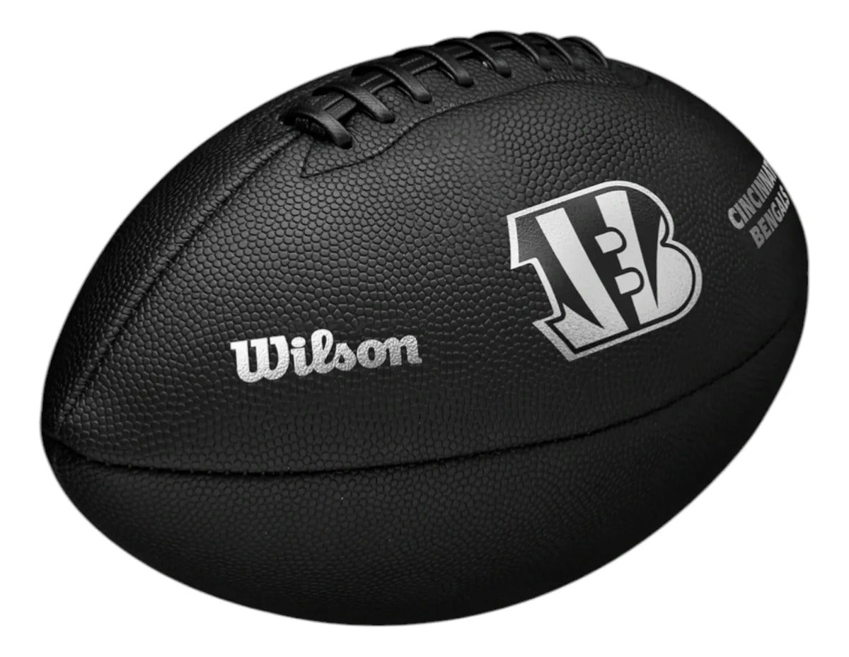 Balon Futbol Americano Wilson Team Metallic Premium Bengals