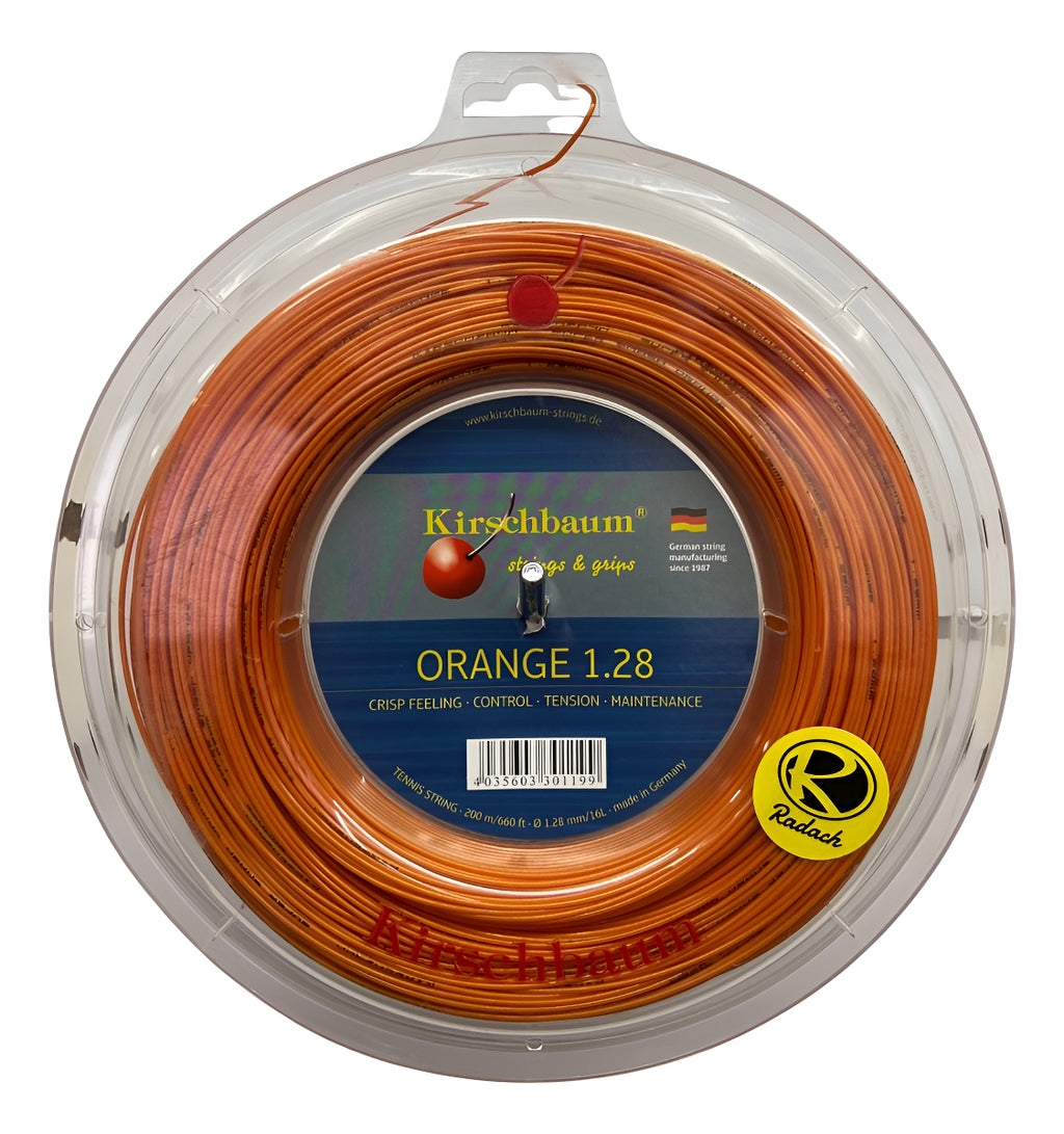 Rollo De Cuerda Kirschbaum Smash Orange 1.28