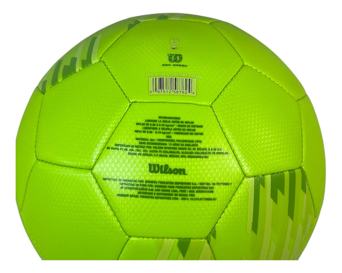 Balón De Futbol Wilson Vantage Ncaa Verde #5
