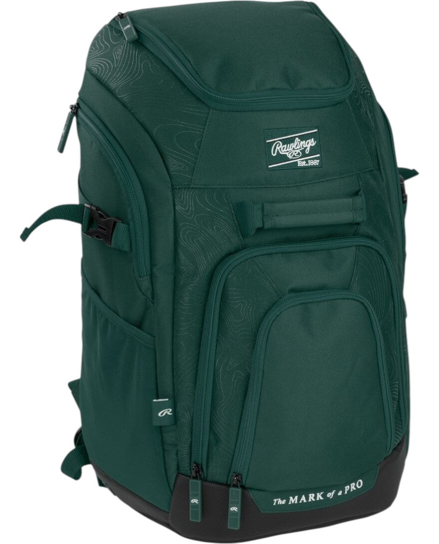 Backpack Rawlings Franchise 2 Players Dark Green Beisbol