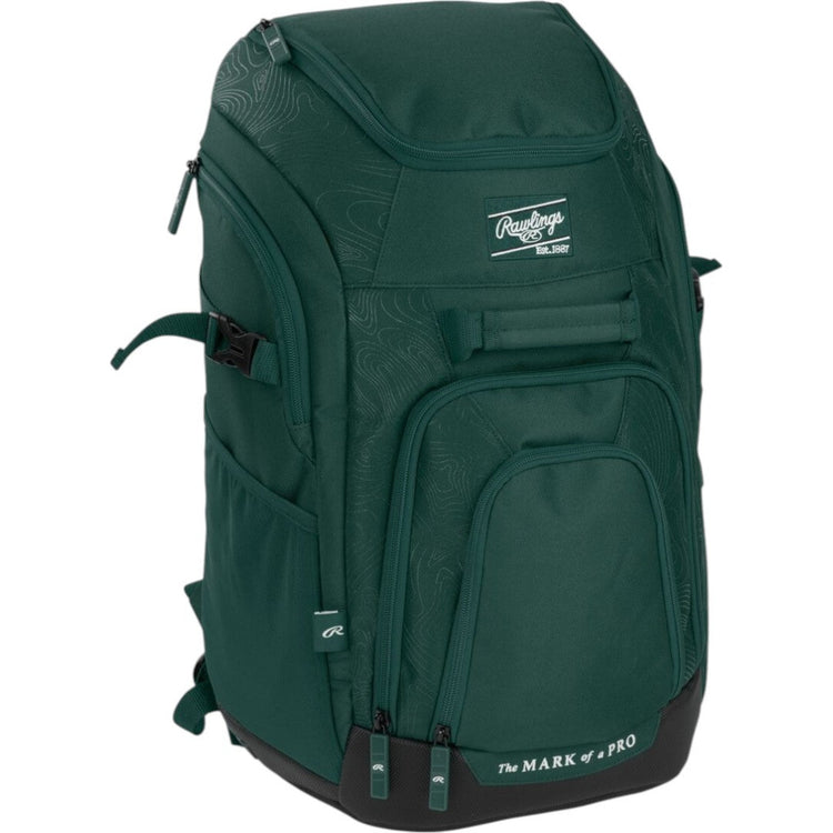 Backpack Rawlings Franchise 2 Players Dark Green Beisbol