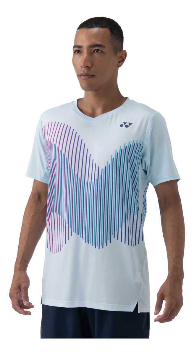 Playera Yonex Mens Crew Neck 10562 Crystal Blue Radach Sport
