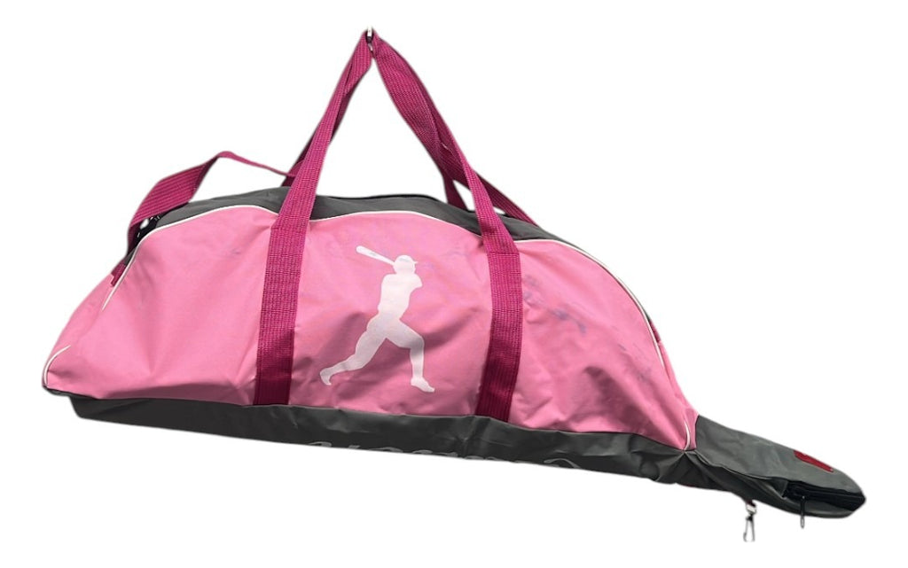 Maleta Tote Radach Beisbol Softbol Individual Rosa Con Gris
